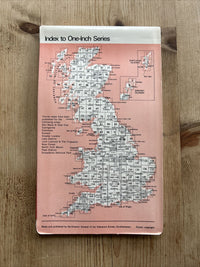 KINTYRE Ordnance Survey One Inch Sheet 65 Good Condition 1955 Arran Campbeltown