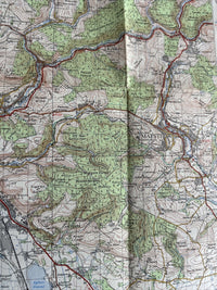 SWANSEA Ordnance Survey One Inch Sheet 153 Good Condition 1966 Porthcawl