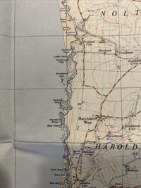 ST BRIDES BAY Ordnance Survey 2 And A Half Inch Map 1:25000 - 1950 Sheet SM81