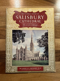 SALISBURY CATHEDRAL Pictorial History 1960s Pitkin Guide Photos Plans History