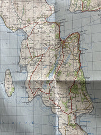 FIRTH OF CLYDE Ordnance Survey Seventh Series CLOTH One inch 1965 Sheet 59 Bute