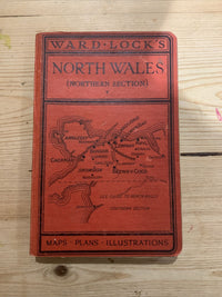 NORTH WALES - Ward Lock Guide Book 1950? Maps Snowdonia Holyhead Llanberis