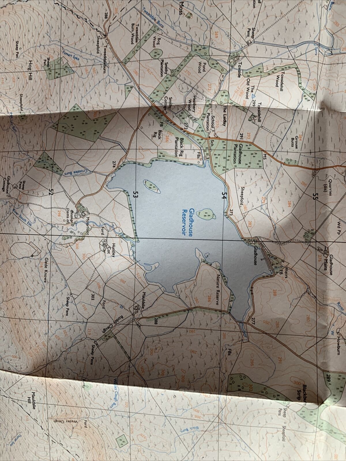 LEADBURN & NORTH MIDDLETON Ordnance Survey Map Pathfinder 434 NT25/35 1988