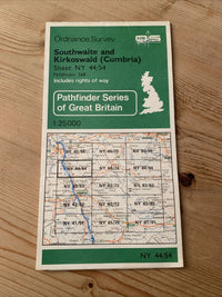 Southwaite & Kirkoswald Pathfinder Ordnance Survey Sheet NY44/54 1:25000 Cumbria