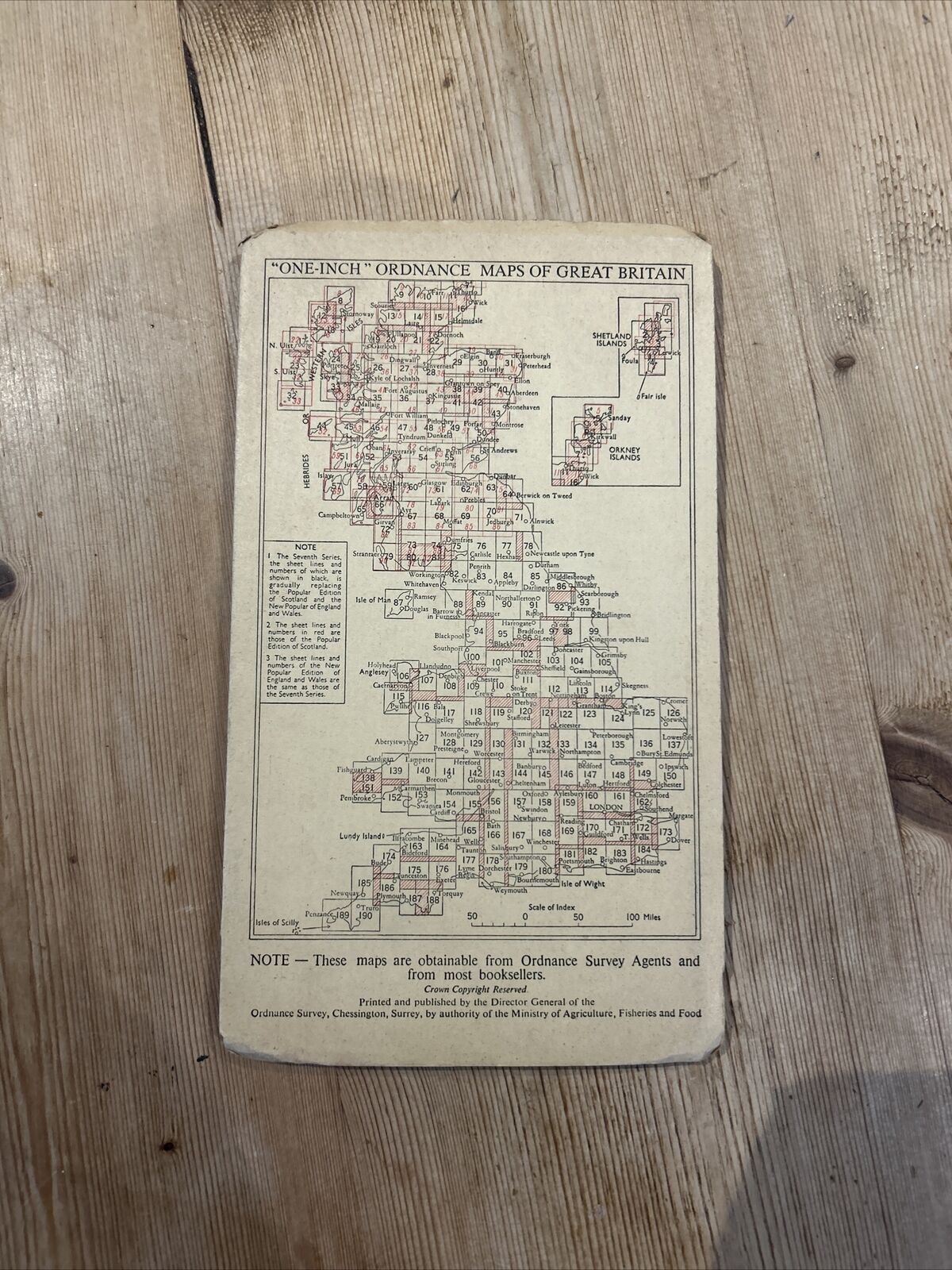 ULLAPOOL & LOCH EWE Ordnance Survey CLOTH One Inch Sheet 19 Popular Edition 1947