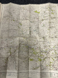 HEXHAM Ordnance Survey Cloth One Inch Map 1947 Sixth Edition Sheet 77 Haydon