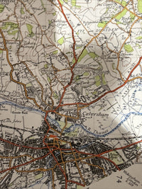 THE CHILTERNS Ordnance Survey Map One Inch 1945 Sheet 156 Paper Sixth Edition