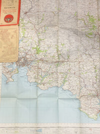 PLYMOUTH Ordnance Survey 6th Series 1-inch 1946 Sheet 187 Salcombe Tavistock