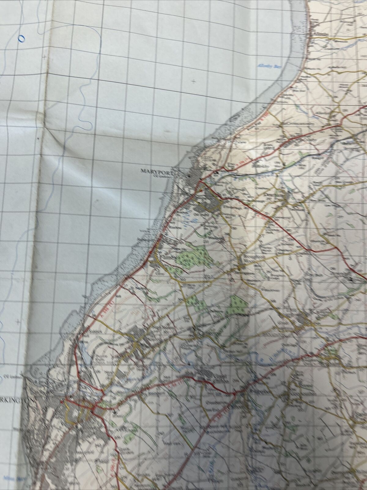 KESWICK Ordnance Survey One Inch Map 82 Whitehaven Wigton Good Condition 1971