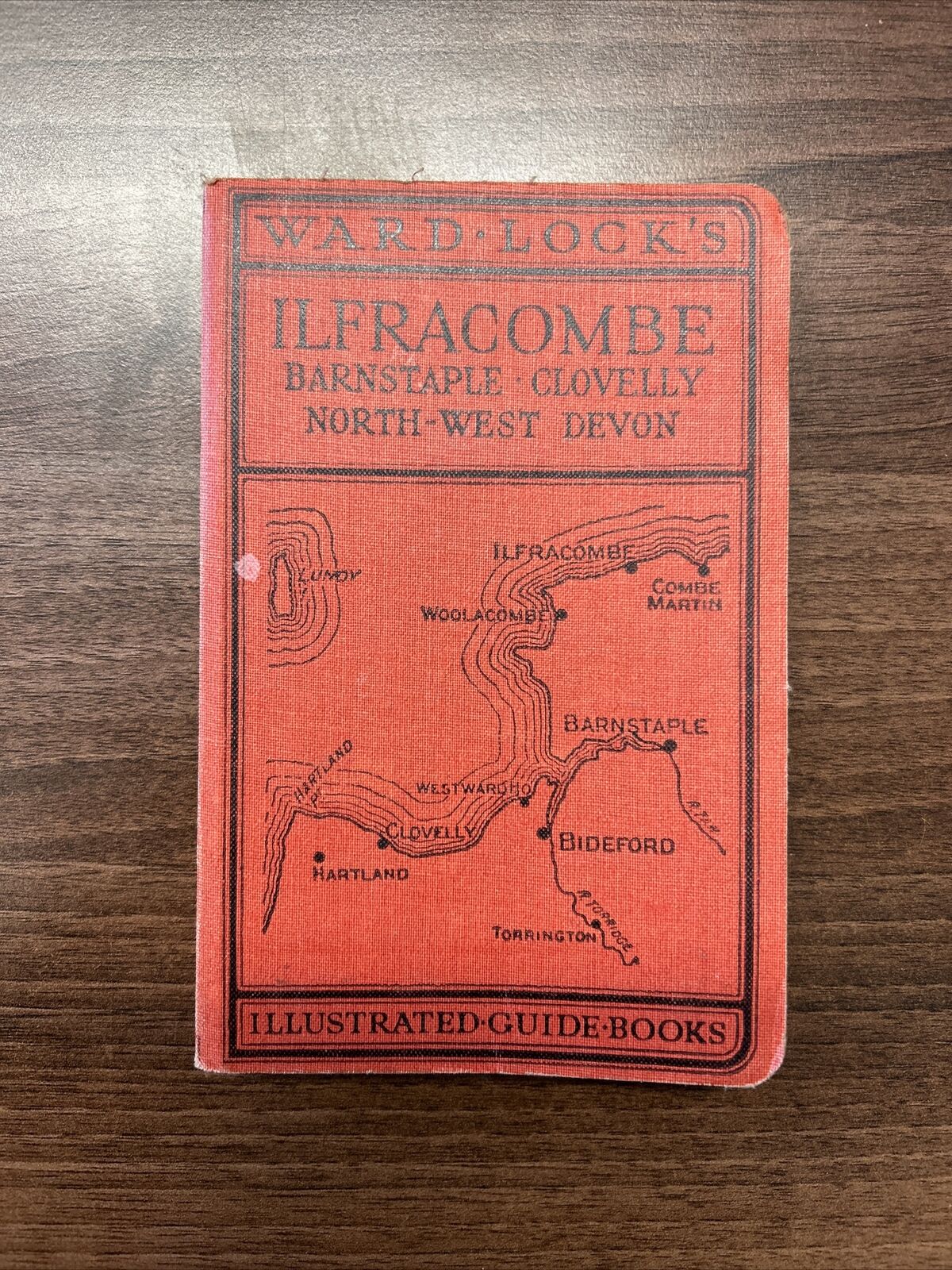 ILFRACOMBE Barnstaple North West Devon Ward Lock Guide Book 1920? Maps Plans