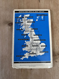 NORTH EAST ENGLAND 1964 Ordnance Survey Quarter Inch Map Sheet 9 Hexham Richmond