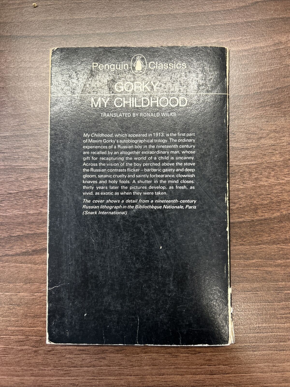 MY CHILDHOOD - Gorky - Penguin Classics L178  1966