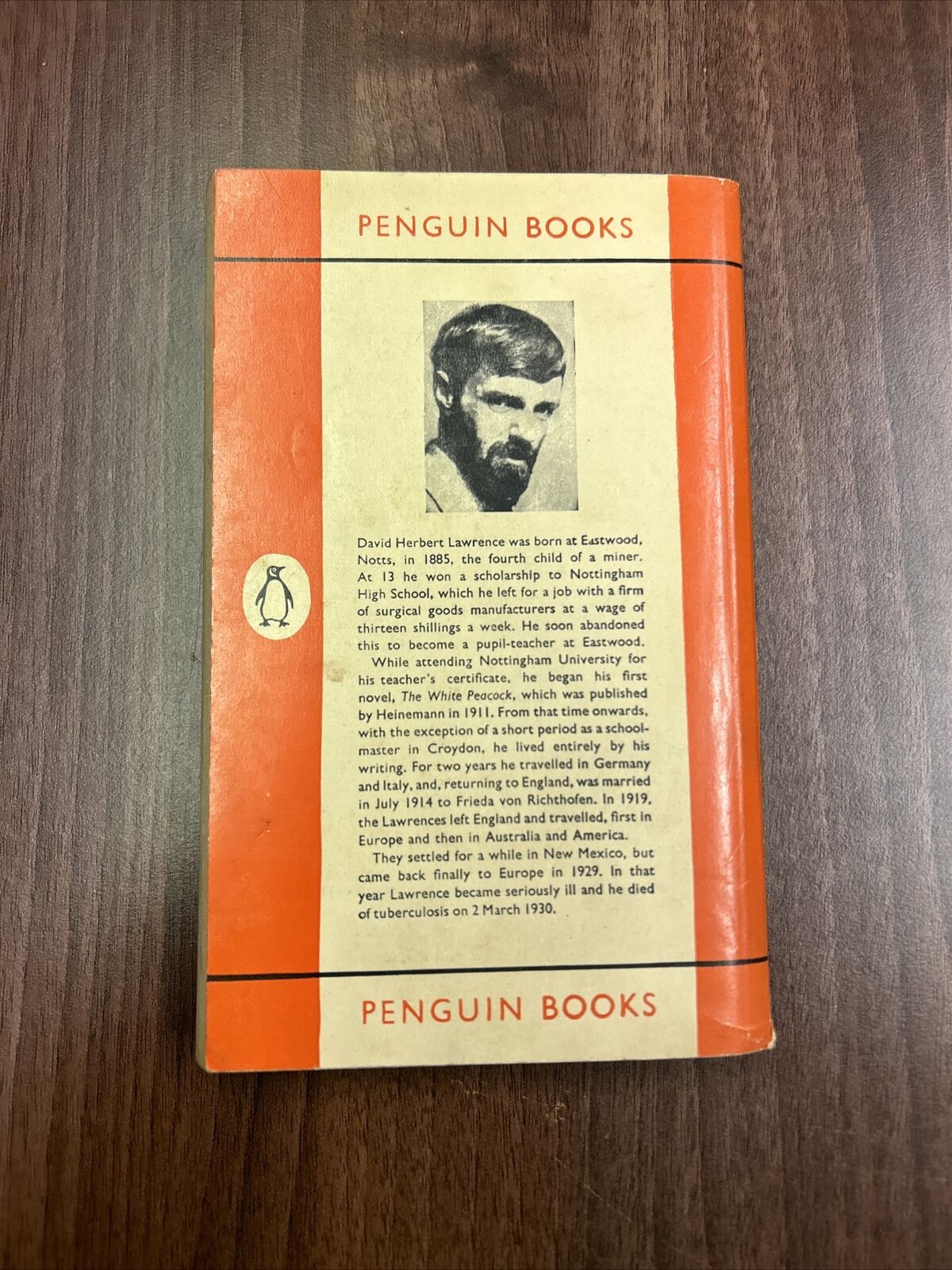 LADY CHATTERLEYS LOVER D H Lawrence - Penguin Books No 1484 1960