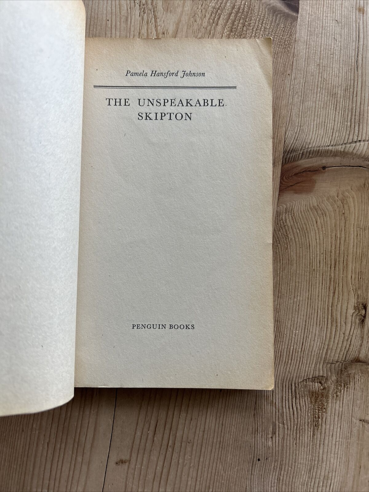 THE UNSPEAKABLE SKIPTON Pamela Hansford Johnson 1961 No 1529 Penguin First Ed