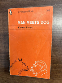 MAN EATS DOG - KONRAD LORENZ - Penguin Books 1964 Illustrated