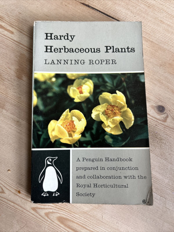 HARDY HERBACEOUS PLANTS Lanning Roper Penguin Handbook 1961 Illustrated PH51