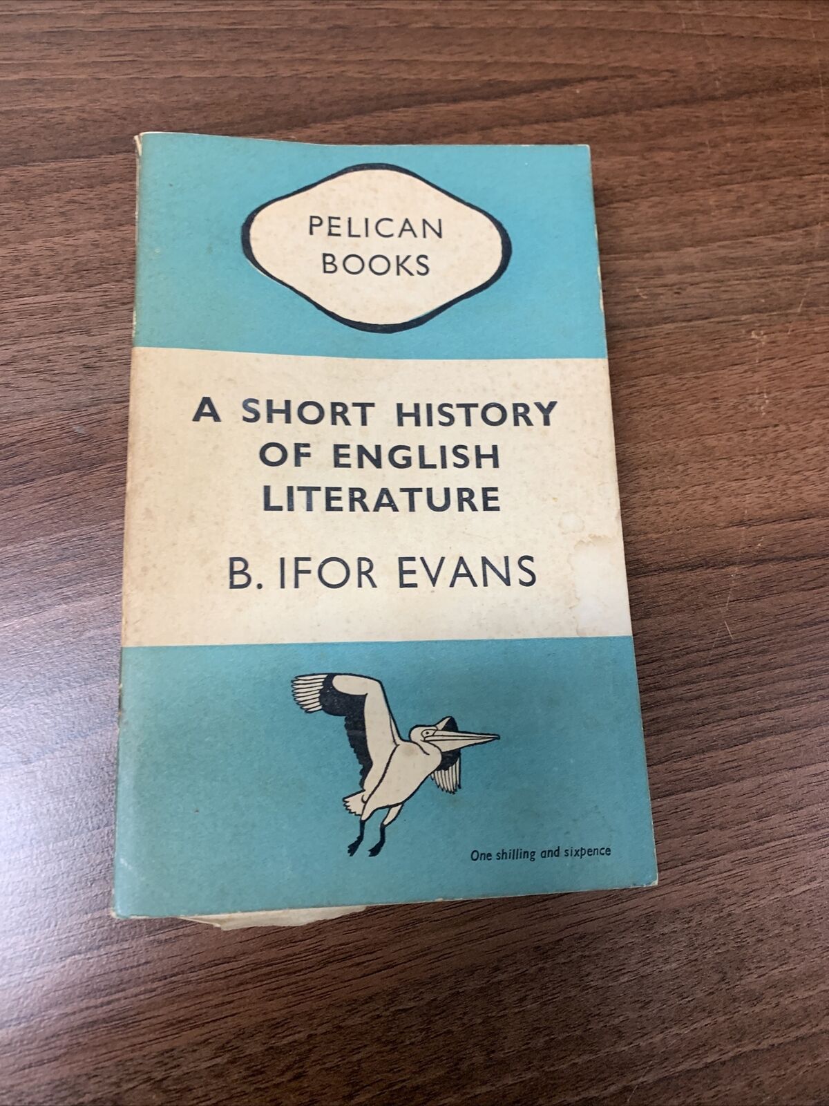 A Short History Of English Literature, Sir Ifor Evans, Pelican 1948 A72