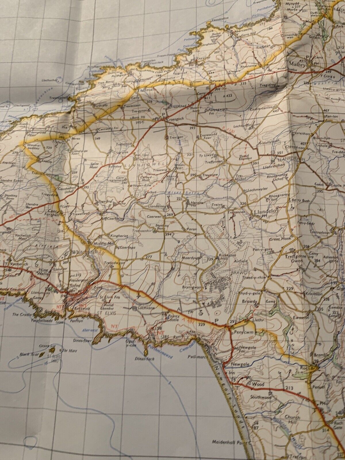 Fishguard & Pembroke - Ordnance Survey Map One Inch 1965 Sheet 138/150