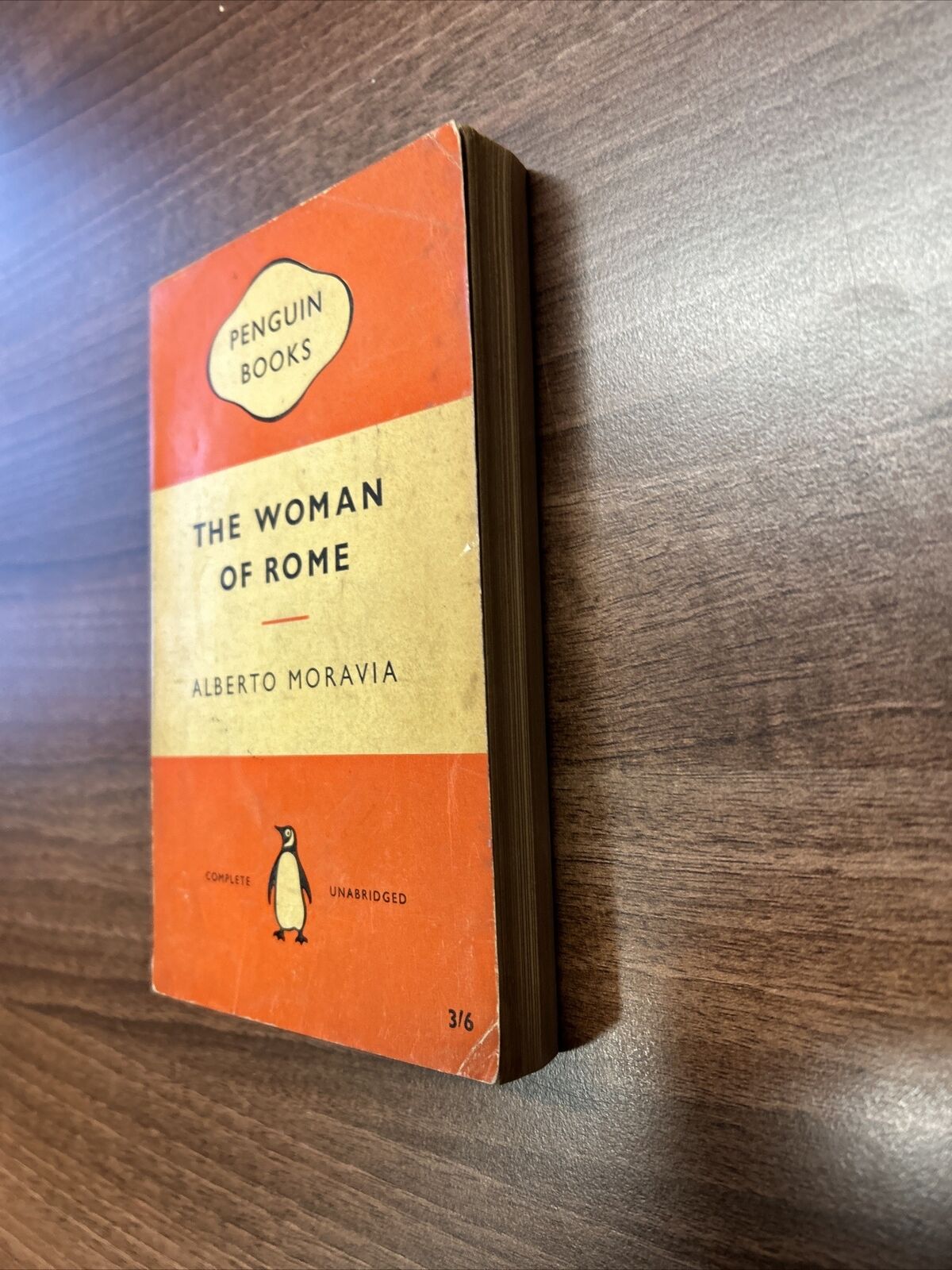 THE WOMAN OF ROME - Alberto Moravia - Penguin Fiction 1959 No 880 Rome Italy