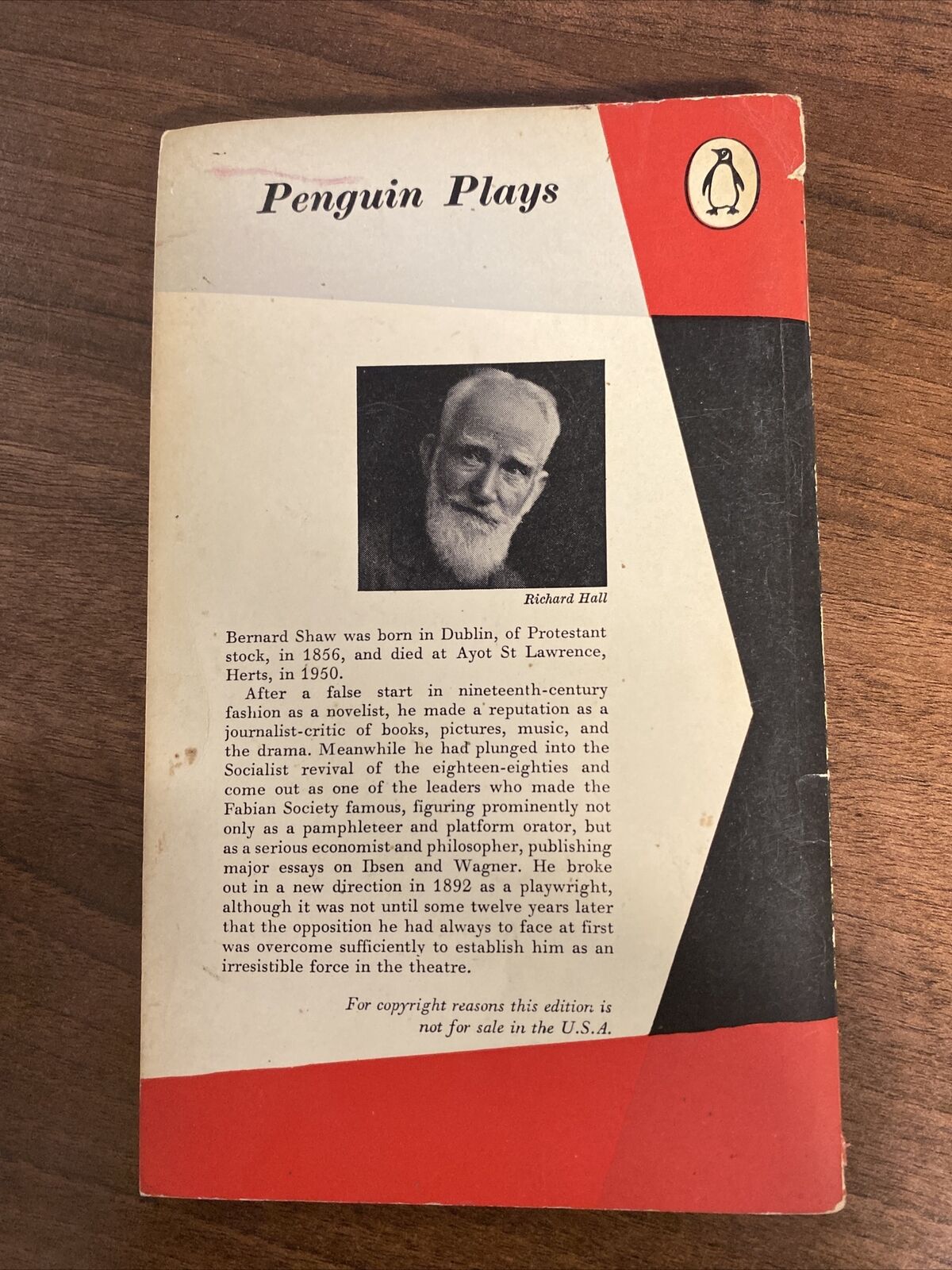 MAJOR BARBARA by Bernard Shaw Penguin Plays  1961