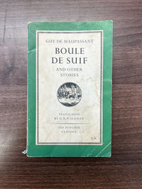 GUY DE MAUPASSANT - Boule De Suif Penguin Classics Book L2 1956 Trans H Sloman