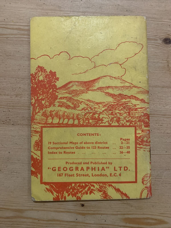 NORTHERN COUNTIES Road Atlas And Route Guide No 4 Geographia 1950s? MAPS