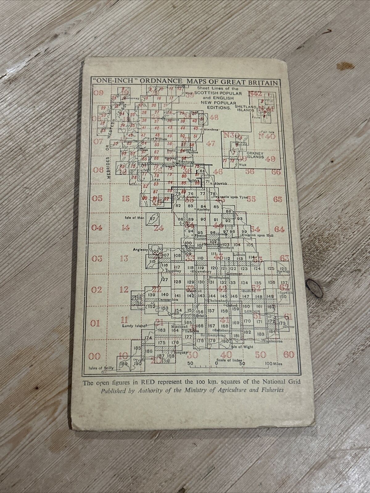 FORT AUGUSTUS Ordnance Survey One Inch Sheet 42 Popular Ed 1947 Caledonian Canal