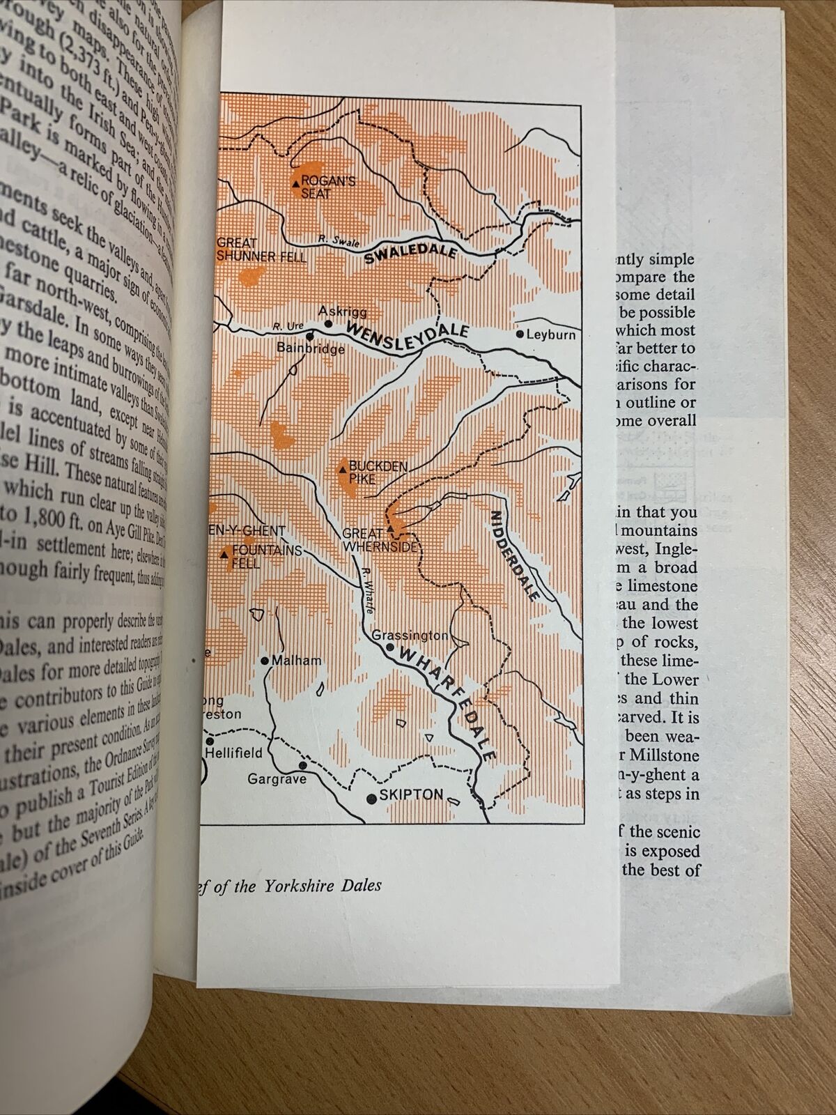 YORKSHIRE DALES National Park HMSO Guide 1971 Maps Photos 