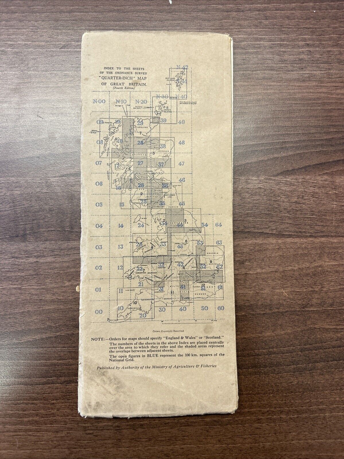 ENGLAND SOUTH EAST & LONDON Ordnance Survey CLOTH Quarter Inch Map 1945 Sheet 12