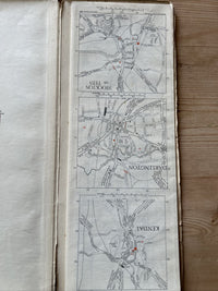 ENGLAND NORTH CENTRAL 1946 Ordnance Survey CLOTH Sheet 2 Quarter Inch Map