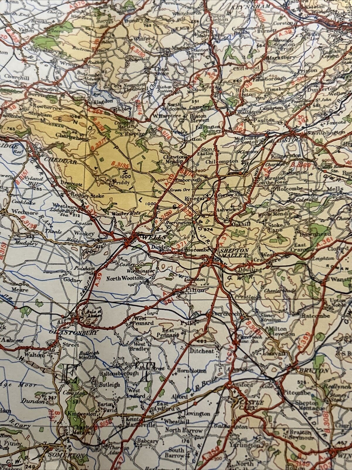 ENGLAND SOUTH 1945 Ordnance Survey Paper Sheet 11 Quarter In Map Fourth Edition