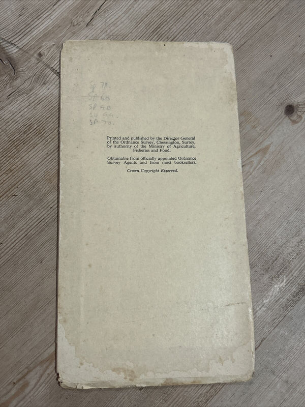 WENDOVER Ordnance Survey Sheet SP80 1:25000 1948 Great Kimble Great Missenden