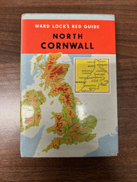 NORTH CORNWALL - Ward Locks Red Guide 1964? Hardback Dust Jacket Maps