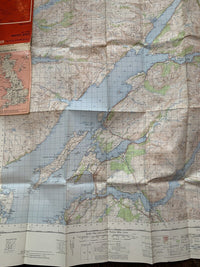 Loch Linnhe Scotland - Ordnance Survey Map Sheet 46 - 1963 Good Condition