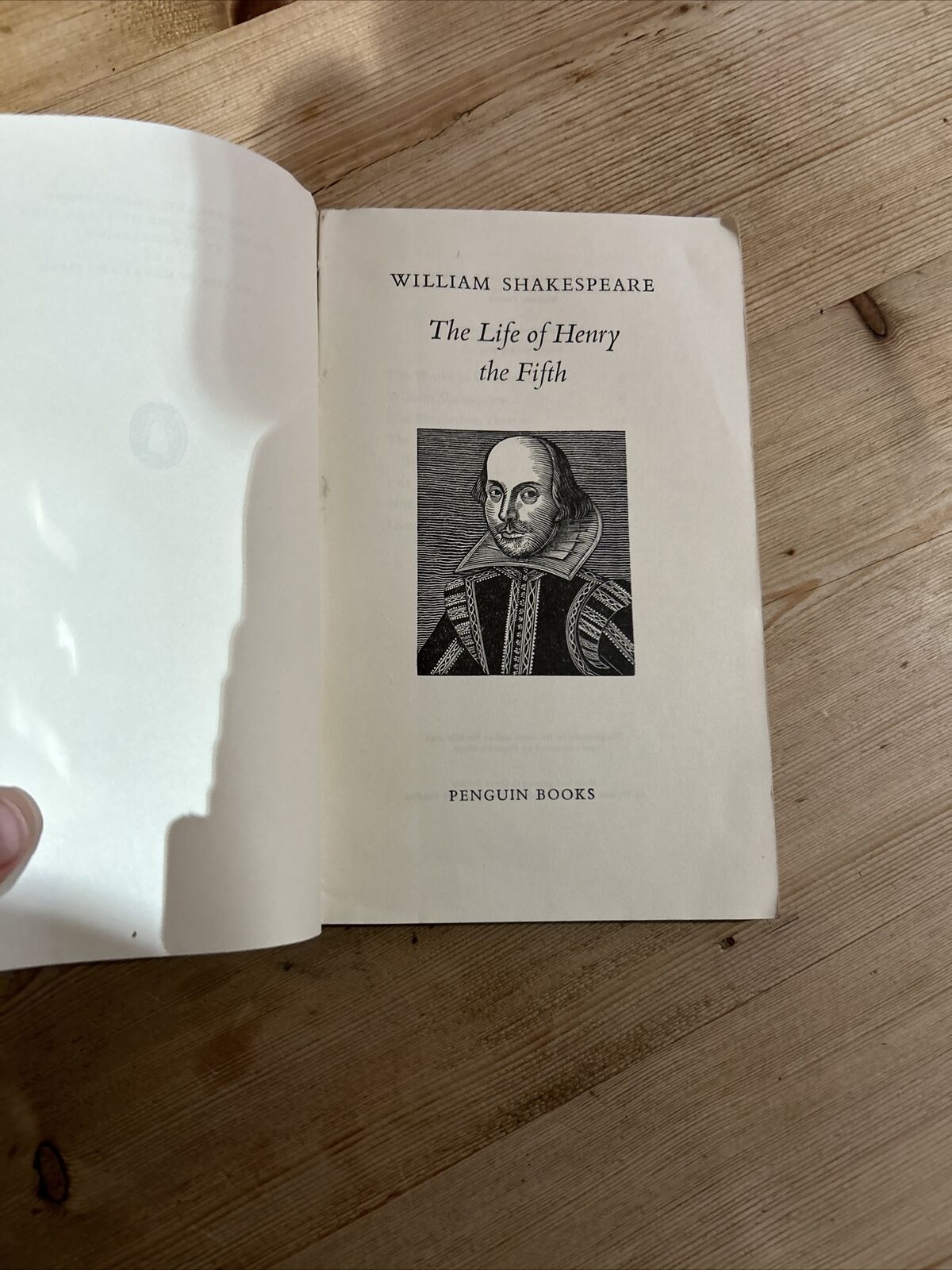 PENGUIN SHAKESPEARE No B3 1959 HENRY THE FIFTH Dust Jacket