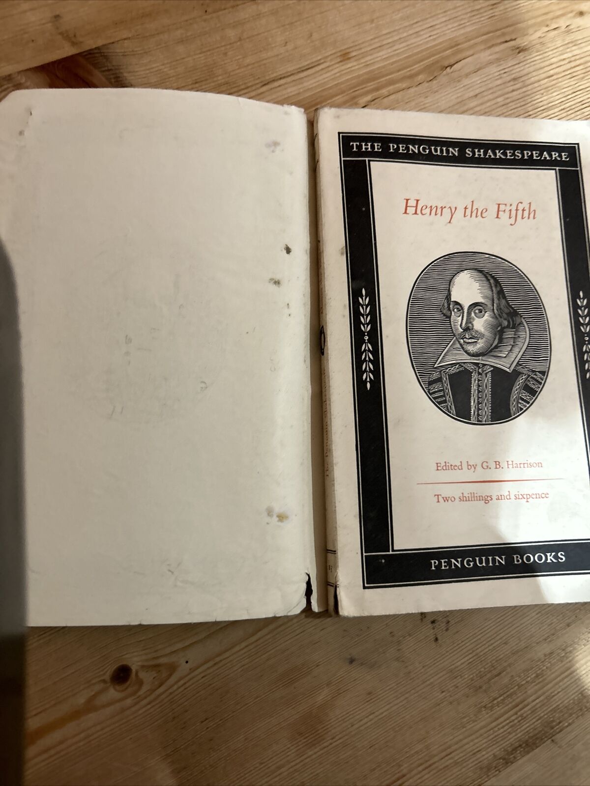 PENGUIN SHAKESPEARE No B3 1959 HENRY THE FIFTH Dust Jacket