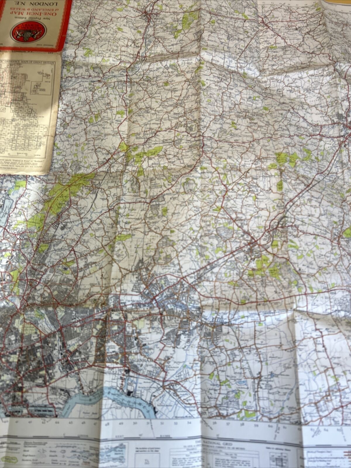 LONDON North East Ordnance Survey 6th Series 1-inch 1940 Sheet 161 Chelmsford