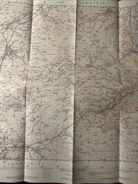 EARBY Ordnance Survey Sheet SD94  Map 1:25,000 First Series 1954 Cowling Bleara