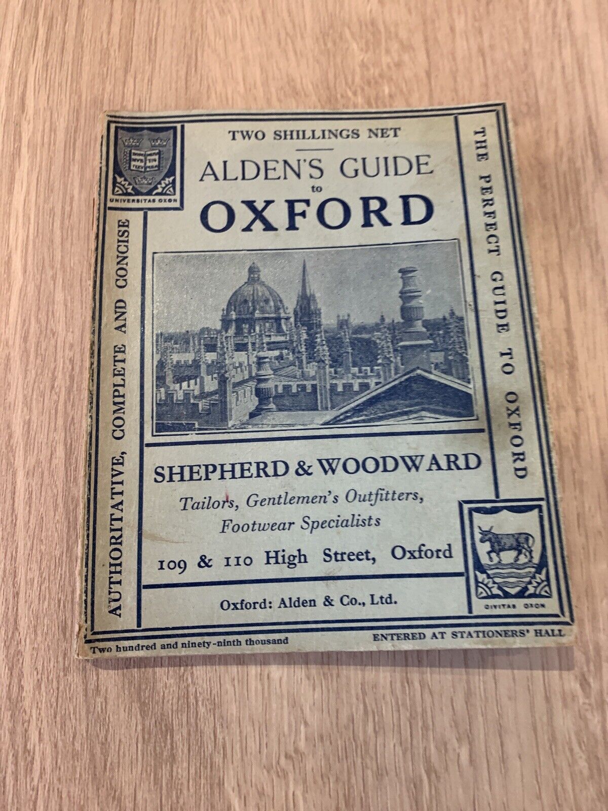 Aldens Guide To Oxford 1948 130 Pages Adverts Photos Maps History Oxford Uni 