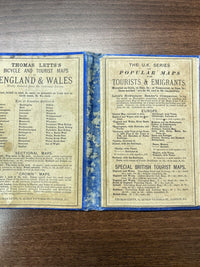 HAMPSHIRE & ISLE OF WIGHT Thomas Letts Reduced Ordnance Survey Map 1930?