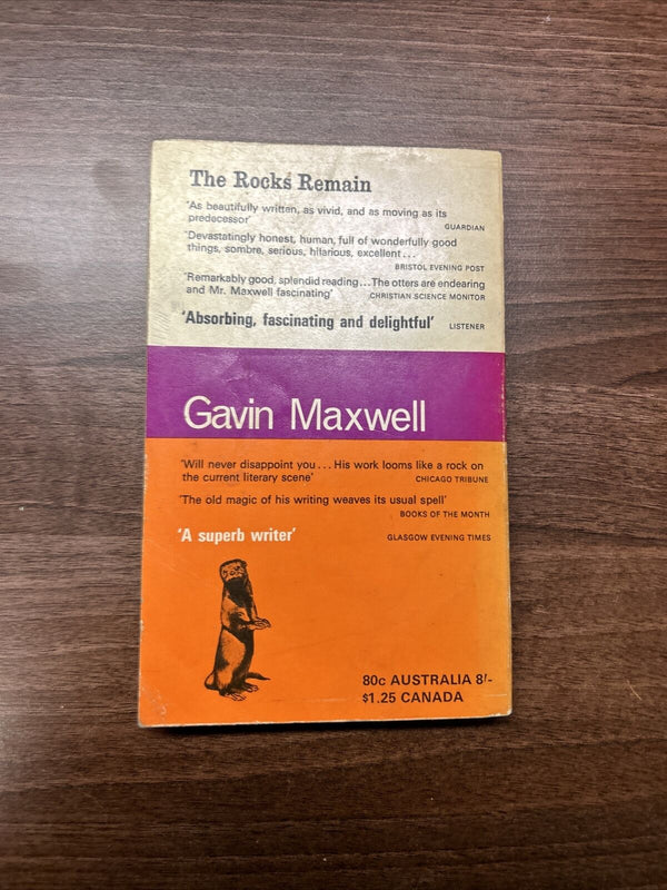 THE ROCKS REMAIN Gavin Maxwell - Pan Books 1963 Ring Of Bright Water Sequel