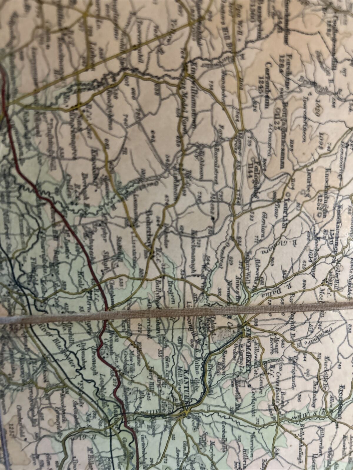 AA KILLARNEY and CORK Motor Map Sheet 5 Ireland Cloth Dingle Bay Corcaigh