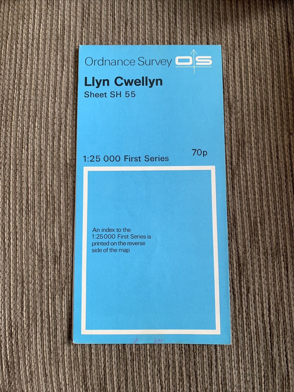 LLYN CWELLYN Snowdonia Ordnance Survey 1:25,000 First Series 1953 57R Sheet SH55