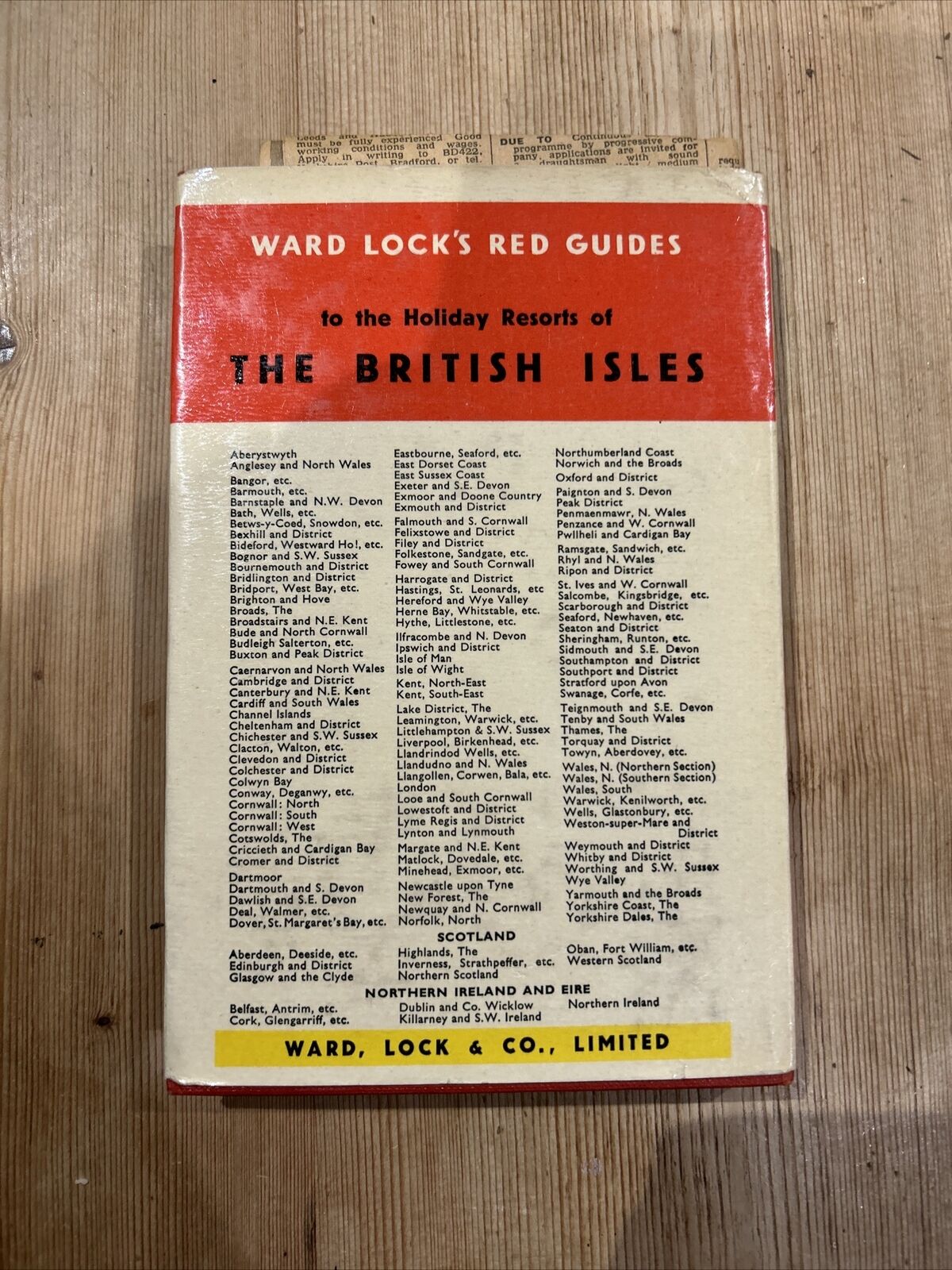 BUXTON PEAK DOVEDALE Bakewell Ward Locks Red Guide Hardback Dust Jacket Maps