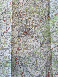 BRIGHTON & WORTHING Ordnance Survey Seventh Series One inch 1960 Sheet 182 Hove