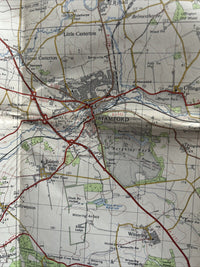 SPALDING Ordnance Survey Seventh Series One inch 1963 Sheet 123 Stamford