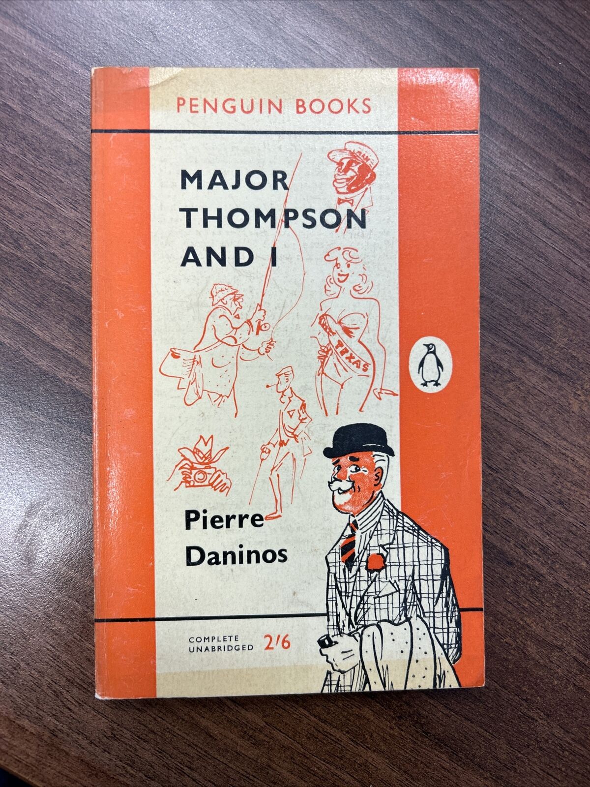 MAJOR THOMPSON AND I  Pierre Daninos ; Penguin 1960 No 1465 Humour France