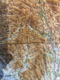 EASTERN HIGHLANDS 1962 CLOTH Ordnance Survey Quarter Inch Map Sheet 5 Grampians