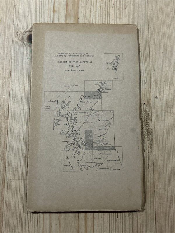 THE NORTHERN HEBRIDES Cloth  Ordnance Survey Quarter In Sheet 8 1923