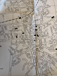 ROYSTON & BUNTINGFORD - Barnett’s 1970s? Plan Map - Advertising